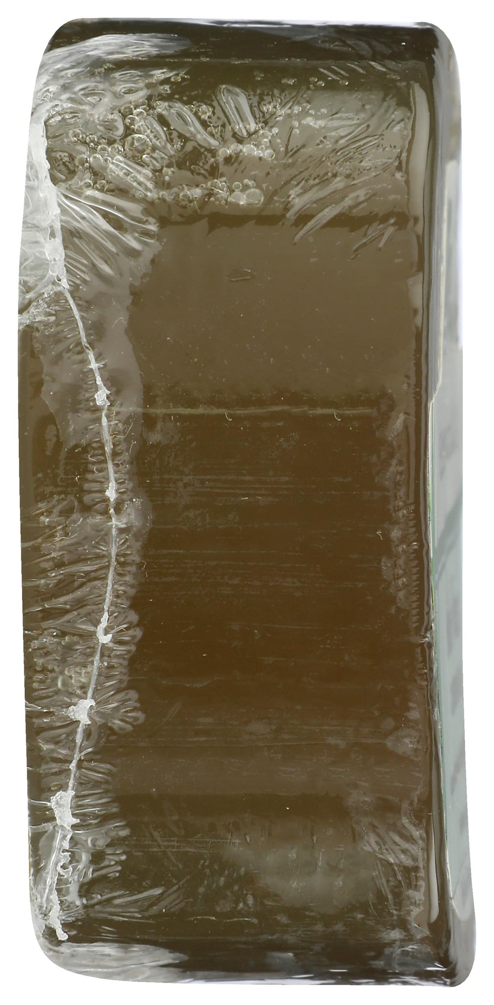 Clearly Natural ingredient label closeup showing aloe and glycerine origin