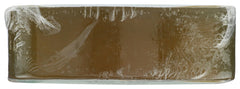 Clearly Natural lathering bar in hand demonstrating gentle cleansing and foam