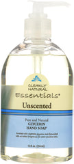 Clearly Natural front label shows product and gentle cleansing benefit