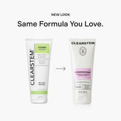 CLEARSTEM product staged in bathroom lifestyle setting showing routine-friendly benefit