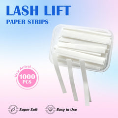 ClearYue side view of strip holding lash tips to prevent pop-outs