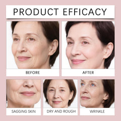 CleJoy balm used on neck and forehead supporting firmer appearance