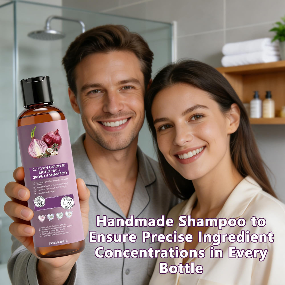 CLERVUN bottle in shower setting, suggesting daily routine freshness and convenience