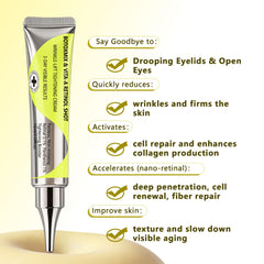 CLERVUN cream texture close-up, shows fast-absorbing smoothness benefit