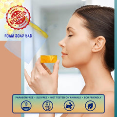 CLERZENA soap cross-section revealing rich buttery texture and hydration