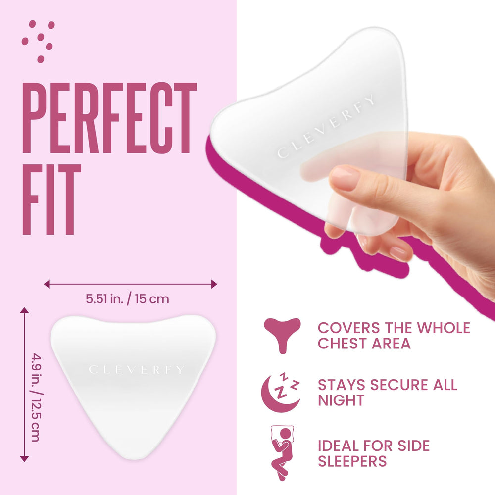 CLEVERFY pads on pillow in bedroom setting showing overnight wear benefit
