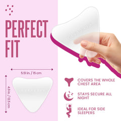CLEVERFY pads on pillow in bedroom setting showing overnight wear benefit
