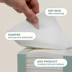 Cliganic close-up texture of viscose towel highlighting gentle softness