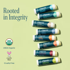 Cliganic set arranged as a gift package emphasizing natural, cruelty-free appeal