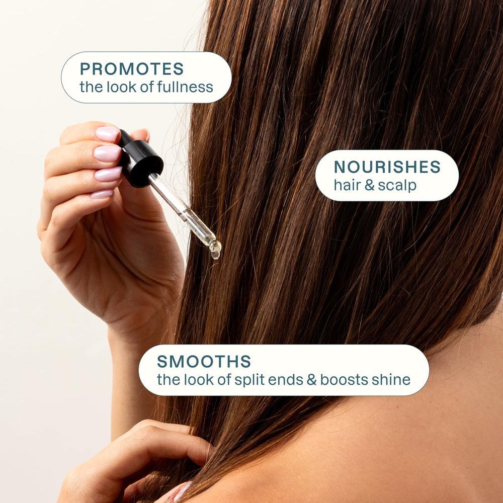 Cliganic lightweight oil texture on hand showing absorbent, non-greasy finish