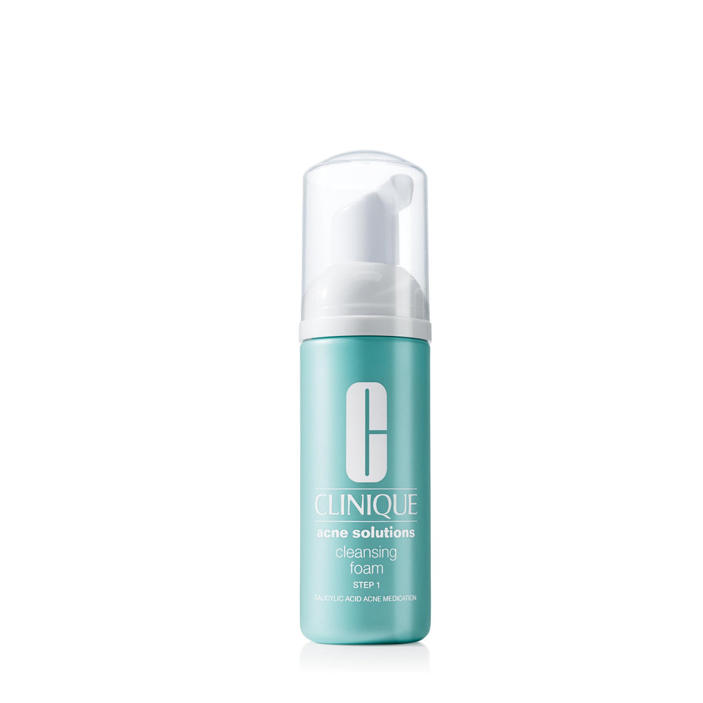 Clinique Acne Solutions front tube showing compact travel size and branding benefits
