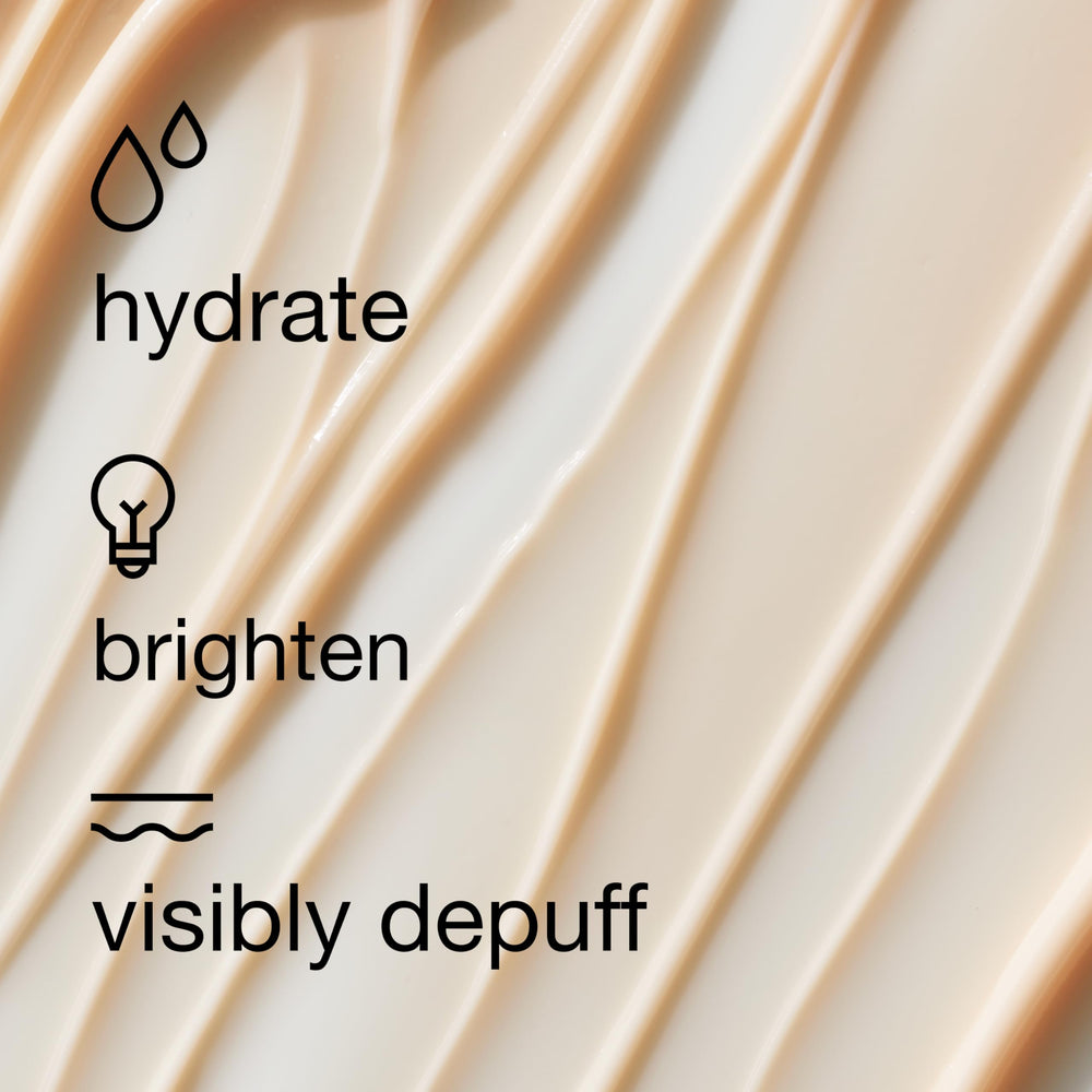 Clinique side profile of jar showing one-ounce size and travel friendly design