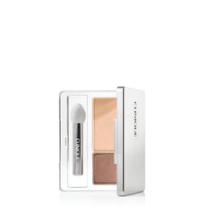 Clinique compact front view showing sleek packaging and brand clarity