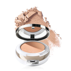 Clinique compact front view showing shade Ivory and portable coverage benefit