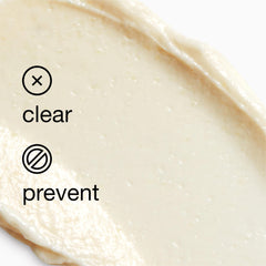 Clinique ingredient powders close-up highlighting exfoliating solids for pore clearing