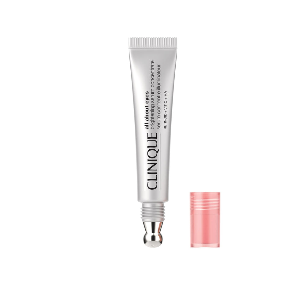 Clinique front packaging showing serum bottle and brand — promotes targeted brightening