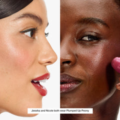 Clinique Chubby Cream Blush texture swipe demonstrating creamy, blendable formula