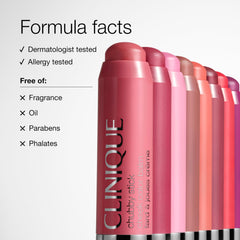 Clinique Chubby Cream Blush in a purse illustrating portable, on-the-go touch-ups