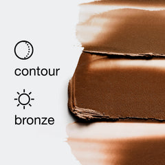 Clinique Chubby Stick swatches on arm showing buildable shade range