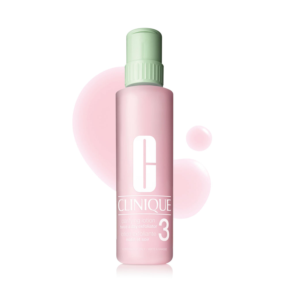 Clinique Clarifying Lotion 3 front bottle showing clean packaging and quick recognition benefit