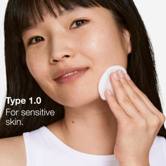 Clinique clear lotion texture drop highlighting gentle exfoliation benefit