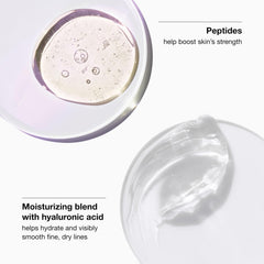 Clinique cream in hand demonstrating easy spread and fast absorption