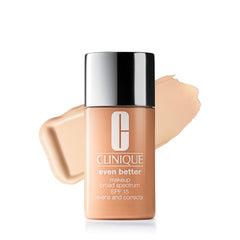Clinique front packaging showing foundation bottle and label for easy identification and trust