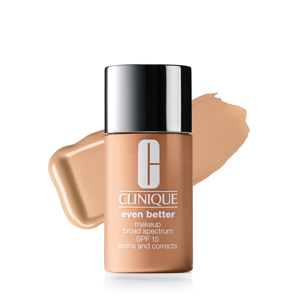 Clinique front bottle shot showing packaging and shade label for easy selection