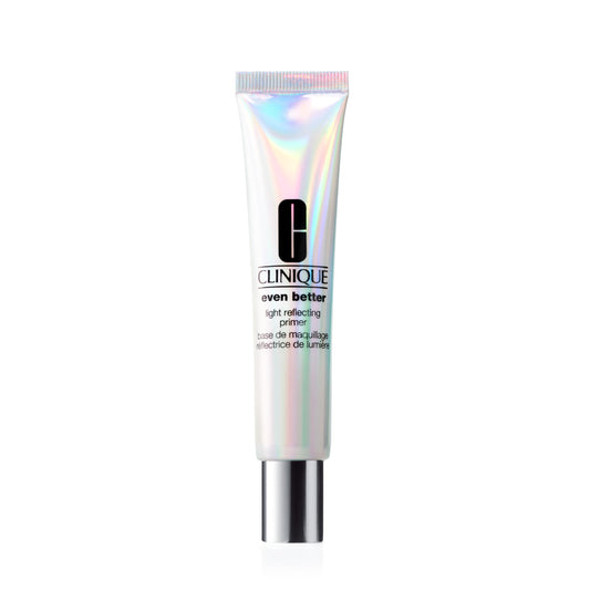 Clinique Even Better Light Reflecting primer front view showing packaging and glow benefits
