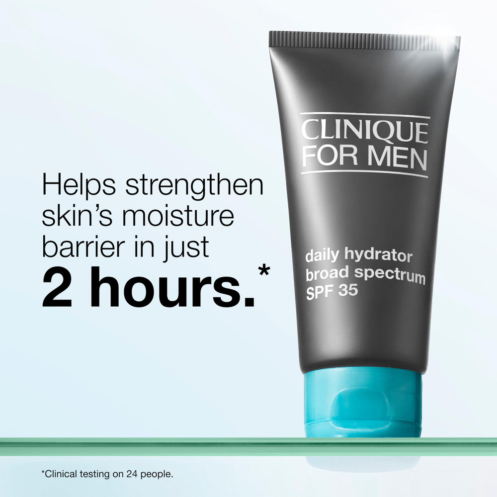 Clinique label close-up highlighting active ingredients and formulation benefits