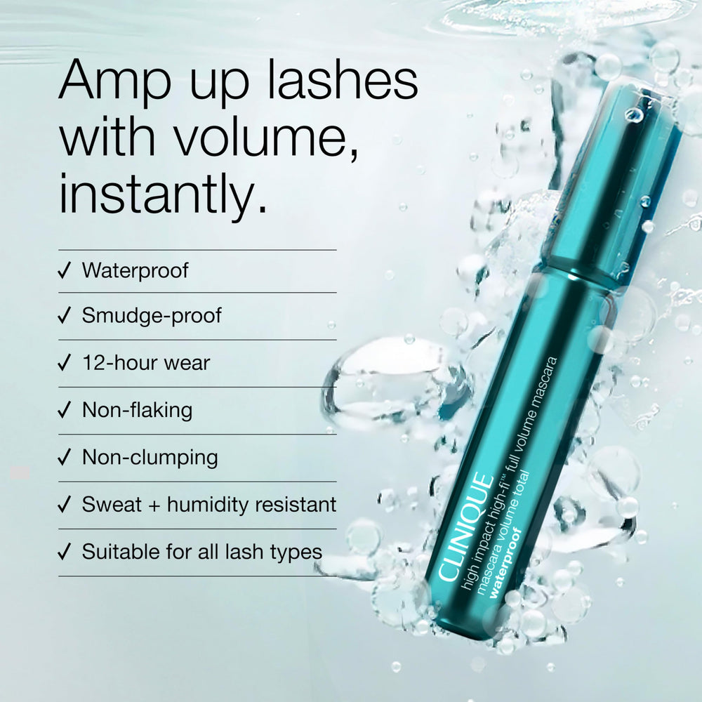Clinique brush closeup with wavy bristles that separate lashes and prevent clumps