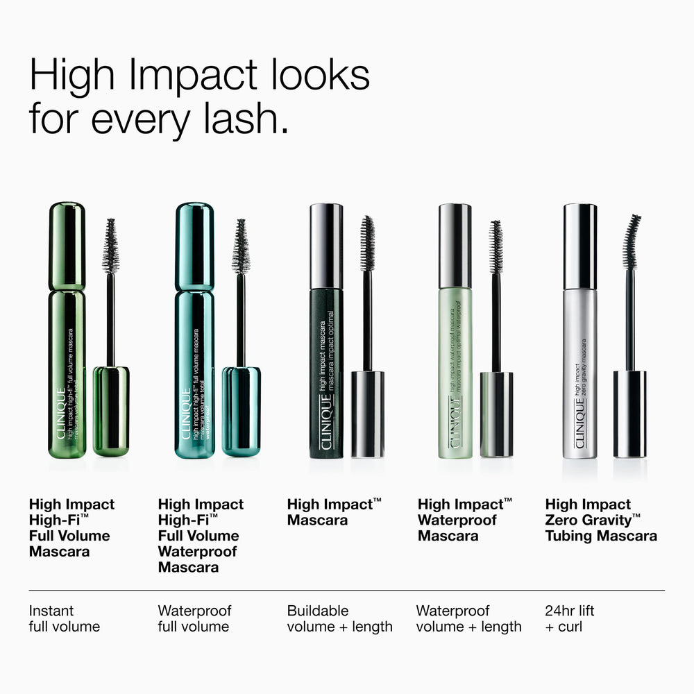 Clinique black mascara swatches on arm showing rich color payoff