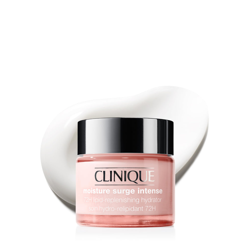 Clinique Moisture Surge Intense front jar showing clean design and hydration benefits