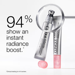 Clinique serum texture on fingertip — lightweight hydration and smooth finish