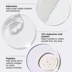 Clinique size comparison 1.7 oz jar shown next to common items for scale and portability benefit