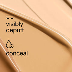Clinique bottle next to a coin indicating travel-friendly size benefit