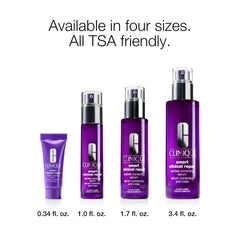 Ingredient callout showing Clinique peptides label and strengthening benefit for skin