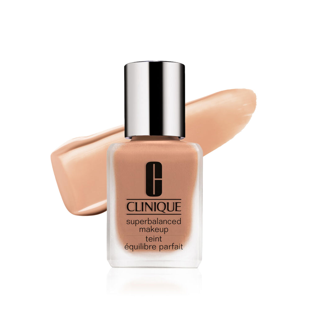 Clinique Superbalanced front packaging showing bottle and shade label, easy shade selection