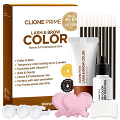 CLIONE PRIME front packaging showing kit benefits and brown shade