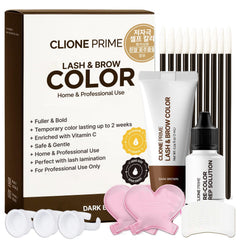 CLIONE PRIME kit packaging showing dark brown tint and benefits