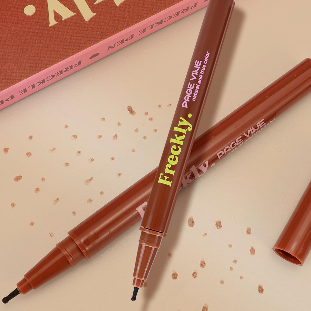 CLLFUU pens on vanity with brushes illustrating everyday makeup integration