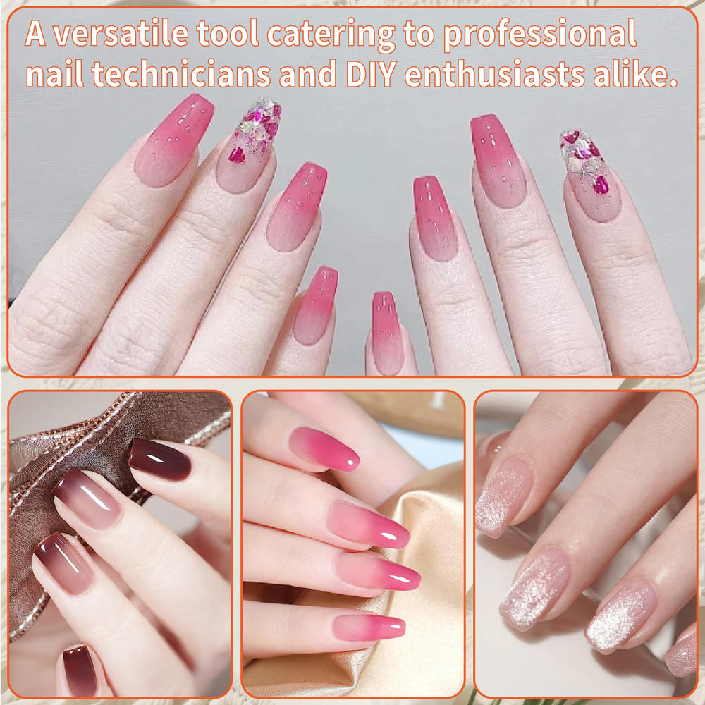 CllyCnny scale comparison with fingernail showing sponge size for exact work