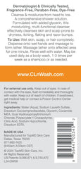 CLn pump and label close-up highlighting physician-developed formula