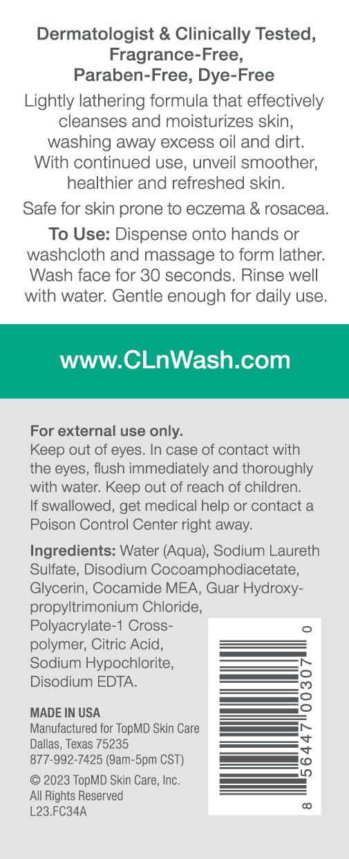 CLn bottle pump detail highlighting easy dispensing and hygienic use