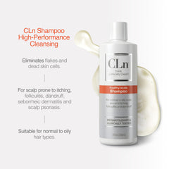 Hand holding CLn bottle to show size and concentrated quantity