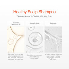 CLn shampoo lather texture illustrating gentle exfoliating foam