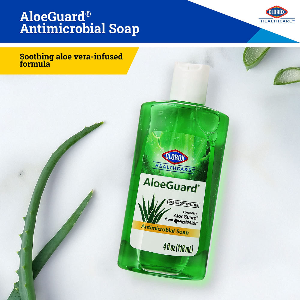 Clorox AloeGuard foam texture dispensed from pump demonstrating gentle moisturizing