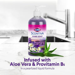Clorox Scentiva lifestyle bathroom scene showing gentle floral scent enhancing decor