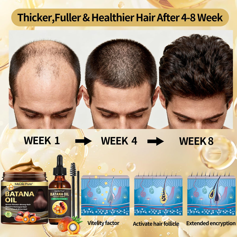 CLOTHES OF SKIN applying batana oil to scalp to improve strength and shine