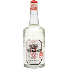 Clubman front packaging showing bottle and label, communicates trusted grooming